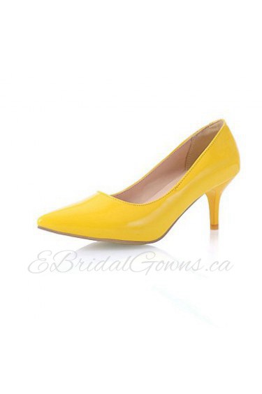 Women's Shoes Pointed Toe Stiletto Heel Patent Leather Pumps Shoes More Colors available