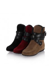 Women's Shoes Round Toe Wedge Heel Ankle Boots More Colors available