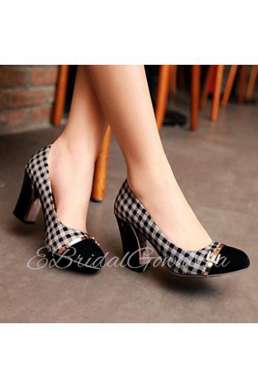 Women's Shoes Round Toe Chunky Heel Pumps Shoes More Colors available