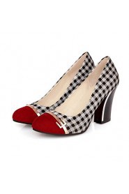 Women's Shoes Round Toe Chunky Heel Pumps Shoes More Colors available