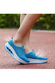 Women's Shoes Tulle Wedge Heel Platform Crib Shoes Athletic Shoes