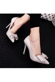 Women's Shoes Stiletto Heel Pointed Toe Heels Dress Black / Pink / Red / Gray