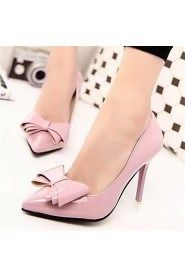 Women's Shoes Stiletto Heel Pointed Toe Heels Dress Black / Pink / Red / Gray