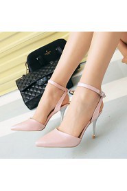 Women's Shoes Stiletto Heel Heels / Pointed Toe Heels Office & Career / Party & Evening / Dress Black / Blue / Pink