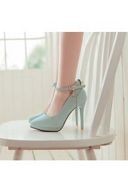 Women's Shoes Stiletto Heel/Platform/Pointed Toe Heels Party & Evening/Dress Blue/Pink/Almond