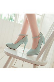 Women's Shoes Stiletto Heel/Platform/Pointed Toe Heels Party & Evening/Dress Blue/Pink/Almond