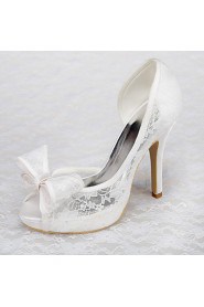 Women's Wedding Shoes Heels / Platform Sandals Wedding / Party & Evening / Dress White