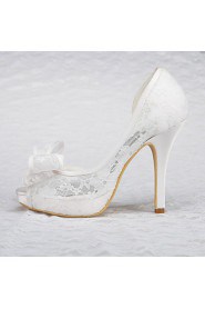 Women's Wedding Shoes Heels / Platform Sandals Wedding / Party & Evening / Dress White