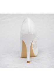 Women's Wedding Shoes Heels / Platform Sandals Wedding / Party & Evening / Dress White