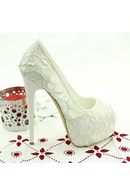 Women's Wedding Shoes Heels / Peep Toe Sandals Wedding / Dress White