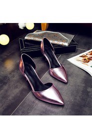 Women's Shoes Stiletto Heel Heels / Pointed Toe Heels Wedding / Party & Evening / Dress Purple / Red / Silver / Gold