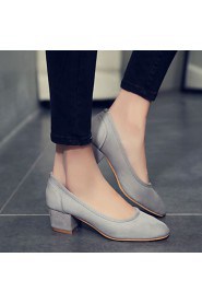 Women's Shoes Chunky Heel Comfort / Square Toe / Closed Toe Heels Office & Career / Dress / Casual