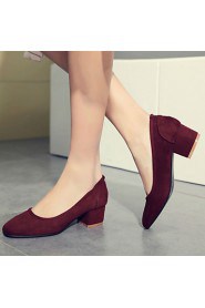 Women's Shoes Chunky Heel Comfort / Square Toe / Closed Toe Heels Office & Career / Dress / Casual