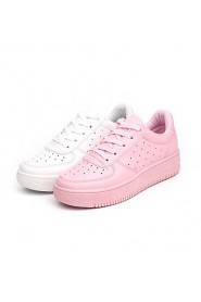 Women's Shoes Platform Creepers / Comfort Fashion Sneakers Casual Pink / White