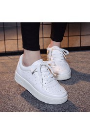 Women's Shoes Platform Creepers / Comfort Fashion Sneakers Casual Pink / White