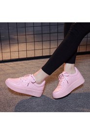 Women's Shoes Platform Creepers / Comfort Fashion Sneakers Casual Pink / White