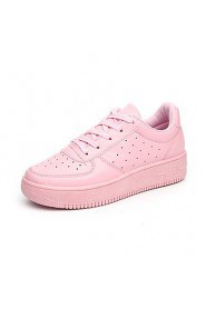 Women's Shoes Platform Creepers / Comfort Fashion Sneakers Casual Pink / White