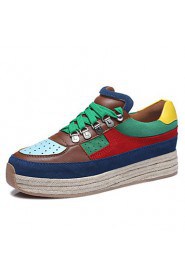 Women's Shoes Platform Creepers /Comfort Athletic Shoes Office & Career / Athletic /Dress / Casual Green /Red