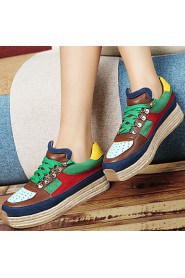 Women's Shoes Platform Creepers /Comfort Athletic Shoes Office & Career / Athletic /Dress / Casual Green /Red