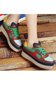 Women's Shoes Platform Creepers /Comfort Athletic Shoes Office & Career / Athletic /Dress / Casual Green /Red