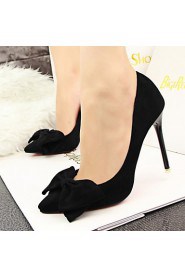 Women's Shoes Stiletto Heel Heels/Pointed Toe/Closed Toe Heels Dress Black/Blue/Yellow/Pink/Red