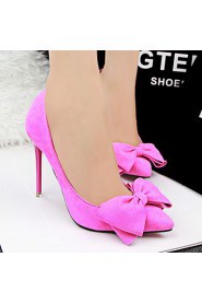 Women's Shoes Stiletto Heel Heels/Pointed Toe/Closed Toe Heels Dress Black/Blue/Yellow/Pink/Red