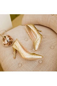 Women's Shoes Glitter/Stiletto Heel/Pointed Toe Heels Wedding/Party & Evening/Dress Purple/Silver/Gold