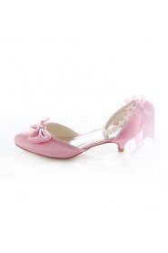 Women's Wedding Shoes Heels / Round Toe Heels Wedding / Party & Evening / Dress Pink