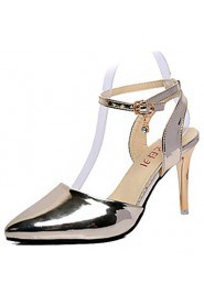 Women's Shoes PU Stiletto Heels Sandals / Heels Wedding / Party & Evening/ Casual Red / Silver / Gold / Champagne