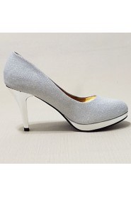 Women's Shoes Glitter Stiletto Heel Heels Pumps/Heels Wedding/Party & Evening/Casual Silver