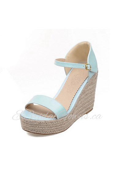 Women's Shoes Wedges Heels/Platform/Open Toe Sandals Dress Blue/Pink/White