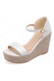 Women's Shoes Wedges Heels/Platform/Open Toe Sandals Dress Blue/Pink/White