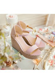 Women's Shoes Wedges Heels/Platform/Open Toe Sandals Dress Blue/Pink/White