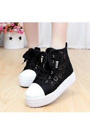 Women's Shoes Libo New Style Platform Casual Comfort Breathable Canvas Fashion Sneakers Black / Pink / White