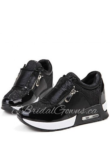 Women's Fashion Leisure Sport Shoes Black/Silver