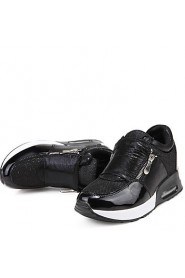 Women's Fashion Leisure Sport Shoes Black/Silver