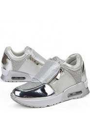 Women's Fashion Leisure Sport Shoes Black/Silver