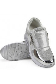 Women's Fashion Leisure Sport Shoes Black/Silver