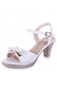 Women's Shoes Sandals Leatherette Chunky Heel Office & Outdoor & Casual &Dress More Colors