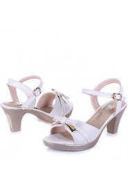 Women's Shoes Sandals Leatherette Chunky Heel Office & Outdoor & Casual &Dress More Colors