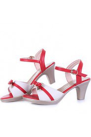 Women's Shoes Sandals Leatherette Chunky Heel Office & Outdoor & Casual &Dress More Colors