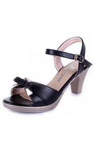 Women's Shoes Sandals Leatherette Chunky Heel Office & Outdoor & Casual &Dress More Colors