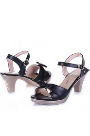 Women's Shoes Sandals Leatherette Chunky Heel Office & Outdoor & Casual &Dress More Colors