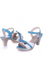 Women's Shoes Sandals Leatherette Chunky Heel Office & Outdoor & Casual &Dress More Colors