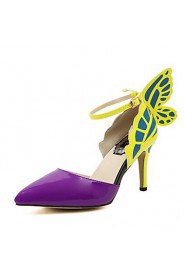 Women's Shoes Stiletto Heel Heels/Pointed Toe Pumps/Heels Party & Evening/Dress Black/Yellow/Purple