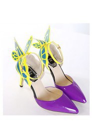 Women's Shoes Stiletto Heel Heels/Pointed Toe Pumps/Heels Party & Evening/Dress Black/Yellow/Purple