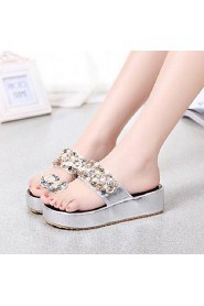 Women's Shoes Diamond Toepost Platform Comfort Casual Sandals Dress