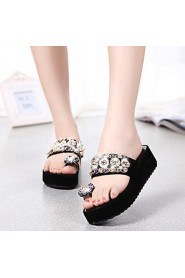 Women's Shoes Diamond Toepost Platform Comfort Casual Sandals Dress