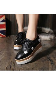 Women's Shoes Platform Creepers Fashion Sneakers Outdoor / Casual Black