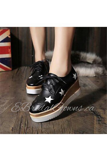 Women's Shoes Platform Creepers Fashion Sneakers Outdoor / Casual Black